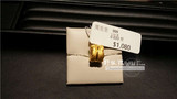 香港专柜代购 周生生 情人节黄金转运珠 树叶 串珠 配皮绳88332P
