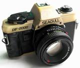 国货 SEAGULL 海鸥 DF-2000+50/1.8镜头 135胶卷 手动单反相机