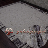 郁桐地毯！德国进口 手工编织羊毛黄麻地毯 客厅 卧室床尾毯 特卖