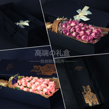 19朵33朵红白粉紫香槟玫瑰礼盒花束上海鲜花速递生日订花同城送花