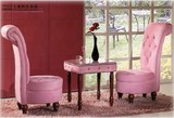 欧式单人沙发新古典小户型阳台休闲贵妃椅咖啡厅公主卡座布艺沙发