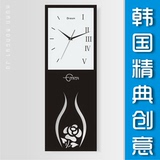 包邮 现代简约时尚 艺术创意挂钟 日韩式 个性 客厅装饰时挂钟表