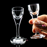 一口杯子弹杯烈酒杯水晶创意白酒杯玻璃小酒杯高脚茅台杯