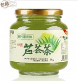 【1瓶包邮】韩国进口 韩国农协蜂蜜芦荟茶1kg 1000g 15年6-10月产