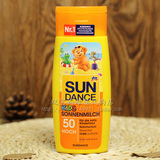 现货德国代购DM sundance婴儿儿童防晒乳液LSF50 防水200ml