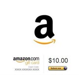 美国亚马逊礼品卡10美金 Amazon gift card