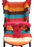 加厚婴儿手推车配件棉垫 通用防水防尿彩虹儿童车伞车垫 餐椅坐垫
