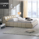 COOPER  白色简约软床  高雅时尚现代双人床 品牌床皮床 Z-2035