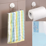 双庆 多功能强力吸盘式毛巾架 浴室毛巾杆 挂架 卫生间纸巾架
