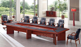 高档品质 实木会议桌 时尚商务 现代 大型实木会议桌 油漆会议台