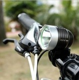 超亮CREE XML T6自行车灯前灯头灯强光单车灯钓鱼灯套装1200流明