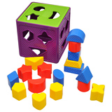 几何形状认知配对万花筒智慧屋智力盒 1-3岁宝宝早教儿童益智玩具