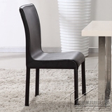 时尚简约座椅黑白实用PU皮餐椅酒店凳椅板凳餐桌椅组合配套包邮