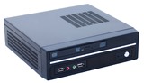 美版Mini-ITX主板小机箱离子平台E350迷你HTPC车载电脑黑色1037U