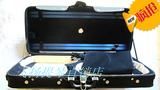 高档中提琴小提琴子母黑色夹板琴盒◆可放4/4小提琴和16寸中提琴
