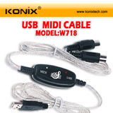 特价MIDI线5针 音乐编辑线 MIDI转USB线 电子琴MIDI线 MIDI连接