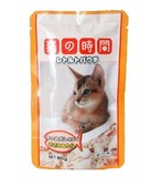 日本金赏 猫的时间 猫の时间 无添加软罐头 鸡肉+鱼肉 80g 妙鲜包