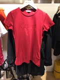 Calvin Klein卡尔文克雷恩专柜正品CK女士短袖T恤修身圆领4BSKB41
