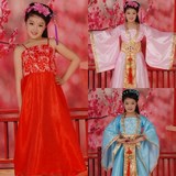 儿童古装汉服公主贵妃小姐服装仙女装女童民族摄影写真服装演出服