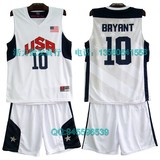 2012伦敦奥运会美国男子篮球国家队球衣科比詹姆斯印号免邮套装