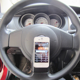 车载手机支架  万能固定座 方向盘磁性手机座 新交规必备!