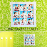 九宫格相框组合照片制作双大韩水晶创意相框宝宝照片制作影楼相框