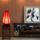 秒杀厂家直销现代中式木质客厅卧室床头红色创意礼品灯具装饰台灯