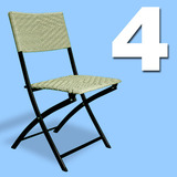 简易靠背折叠椅胶藤椅西餐椅办公室会议椅户外椅休闲电脑椅便携椅