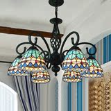 欧式吊灯地中海吊灯客厅复古灯具田园风格创意卧室餐厅铁艺术灯具