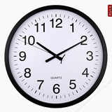 Riyue20英寸欧式钟表挂钟创意大号客厅时钟现代静音酒店学校挂表
