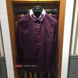 秋季新品 GXG专柜正品代购男士酒红色独特异色领衬衫#53103205