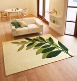 简约现代 黑白条纹手工腈纶地毯 时尚客厅茶几卧室满铺地毯可定制