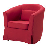 图斯塔 单人沙发套, Nordvalla 诺瓦拉 红色   专业宜家代购