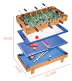 皇冠四合一儿童益智玩具亲子互动 桌上足球台球冰球桌乒乓球 包邮