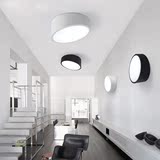 创意个性卧室圆形LED吸顶灯具北欧简约客厅餐厅书房阳台灯饰
