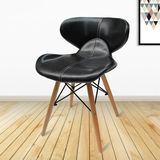 实木餐椅酒吧休闲咖啡椅创意实木榉木椅子北欧现代简约时尚靠背椅