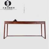 新中式实木书桌 简约办公桌 古典书桌 现代简易写字台 定制家具