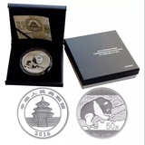 国金币2016年熊猫金银纪念币 150克熊猫银币