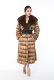 时尚横切加拿大紫貂大衣进口二手貂皮皮草高端奢华整貂售出欣赏
