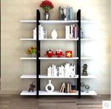 新品特价书架钢木书架组合展示架书柜置物架简易客厅创意隔板简约