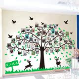 大型照片墙贴公司企业办公室文化墙装饰贴纸墙壁贴饰大树相框贴画