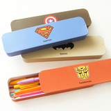 优湃●韩国 英雄联盟文具盒 创意大容量单层金属简约小学生铅笔盒