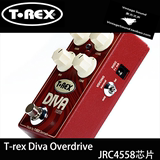 丹麦T-REX Diva Drive 过载效果器 JRC4558芯片