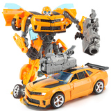 变形玩具金刚4 擎天柱大黄蜂汽车机器人模型正版男孩玩具儿童礼物