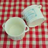 创意陶瓷牛奶布丁水杯子一口杯小容量酸奶罐多肉盆水培盆logo定做