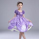 六一新款儿童公主裙索菲亚连衣裙女童蓬蓬裙子礼服裙209
