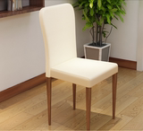 包邮皮艺家用现代简约餐椅酒店时尚简约餐椅高档可层叠咖啡厅椅子