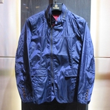 专柜代购 VICUTU/威可多男春季休闲夹克外套 薄款蓝色防风夹克