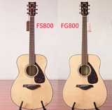 2016新款YAMAHA雅马哈FG800 FS800 41寸 40寸圆角单板民谣吉他