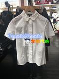 专柜正品代购16年夏Eland/依恋纯白色衬衫 EEBW62503D BW62503D